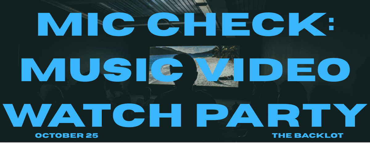 Mic Check: Music Video Watch Party